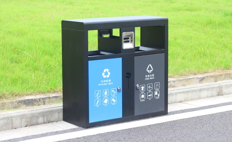 雙分類果皮箱 雙分類果皮箱